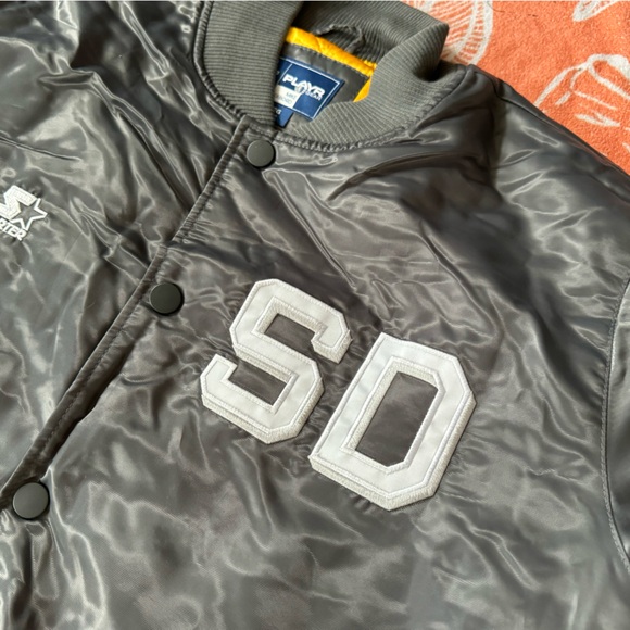 STARTER San Diego Fleet Varsity Bomber Jacket - Picture 4 of 13